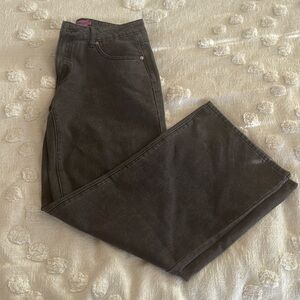 Black low rise jeans